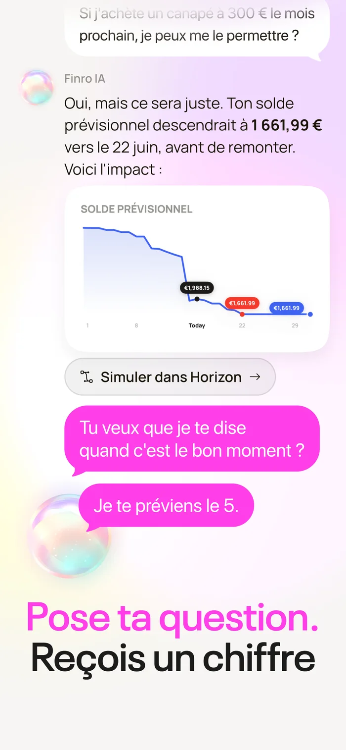 Conversation avec Fintur IA, le copilote financier